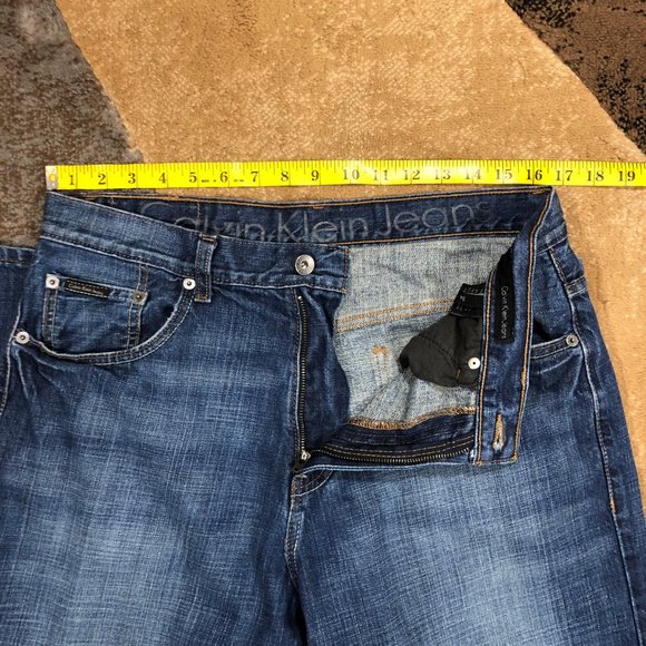 Men’s Calvin Klein Jeans Blue, Size 34W 30L - Picture 4 of 8